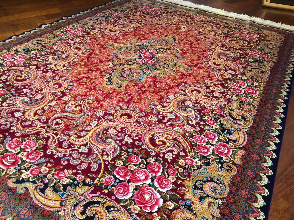 グランデシルク絨毯,バンブーシルク絨毯,美しい,うっとり