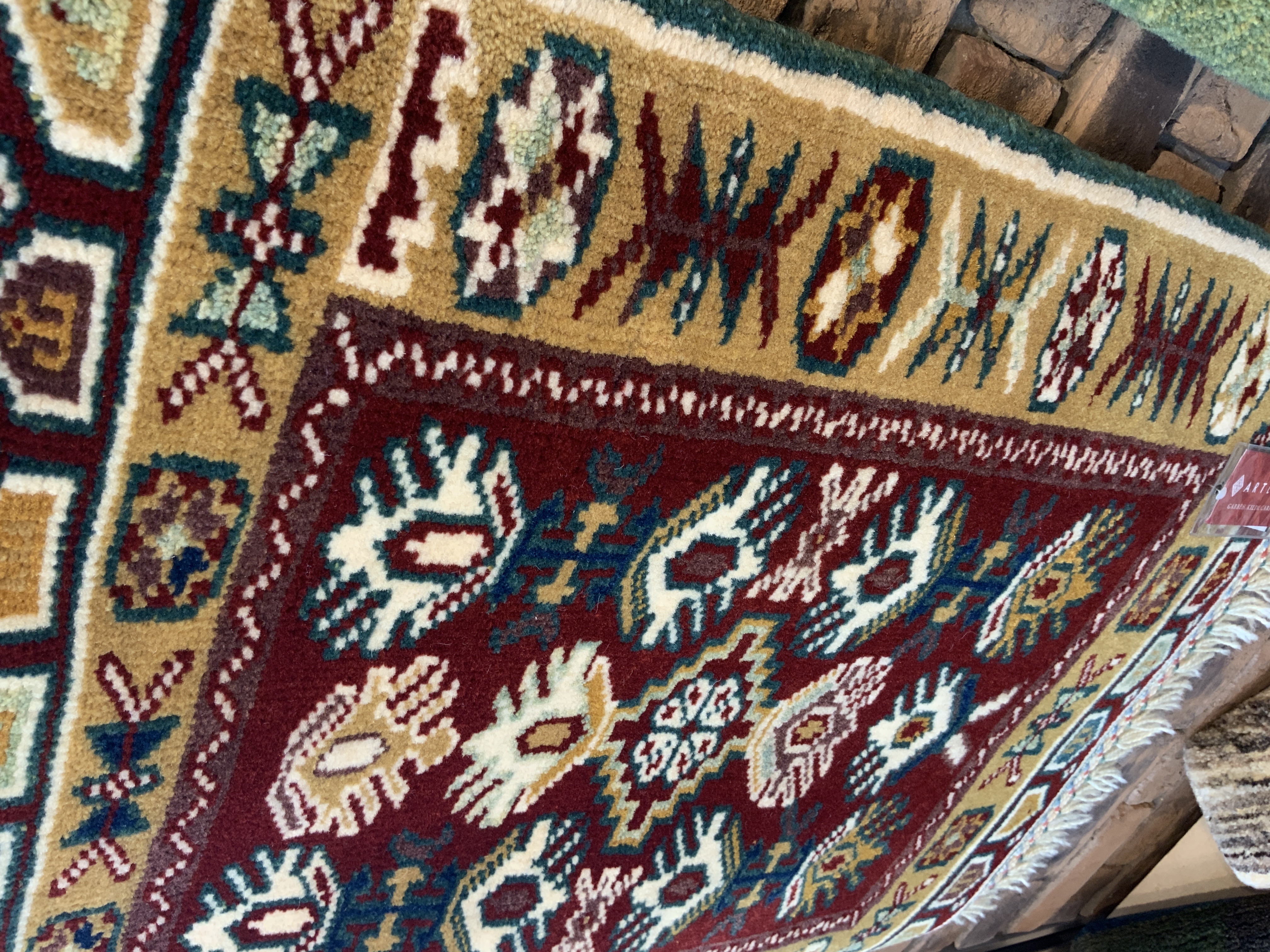 トルコギャッベ，羊毛，草木染，手織り，素敵なギャッベ，パシャ