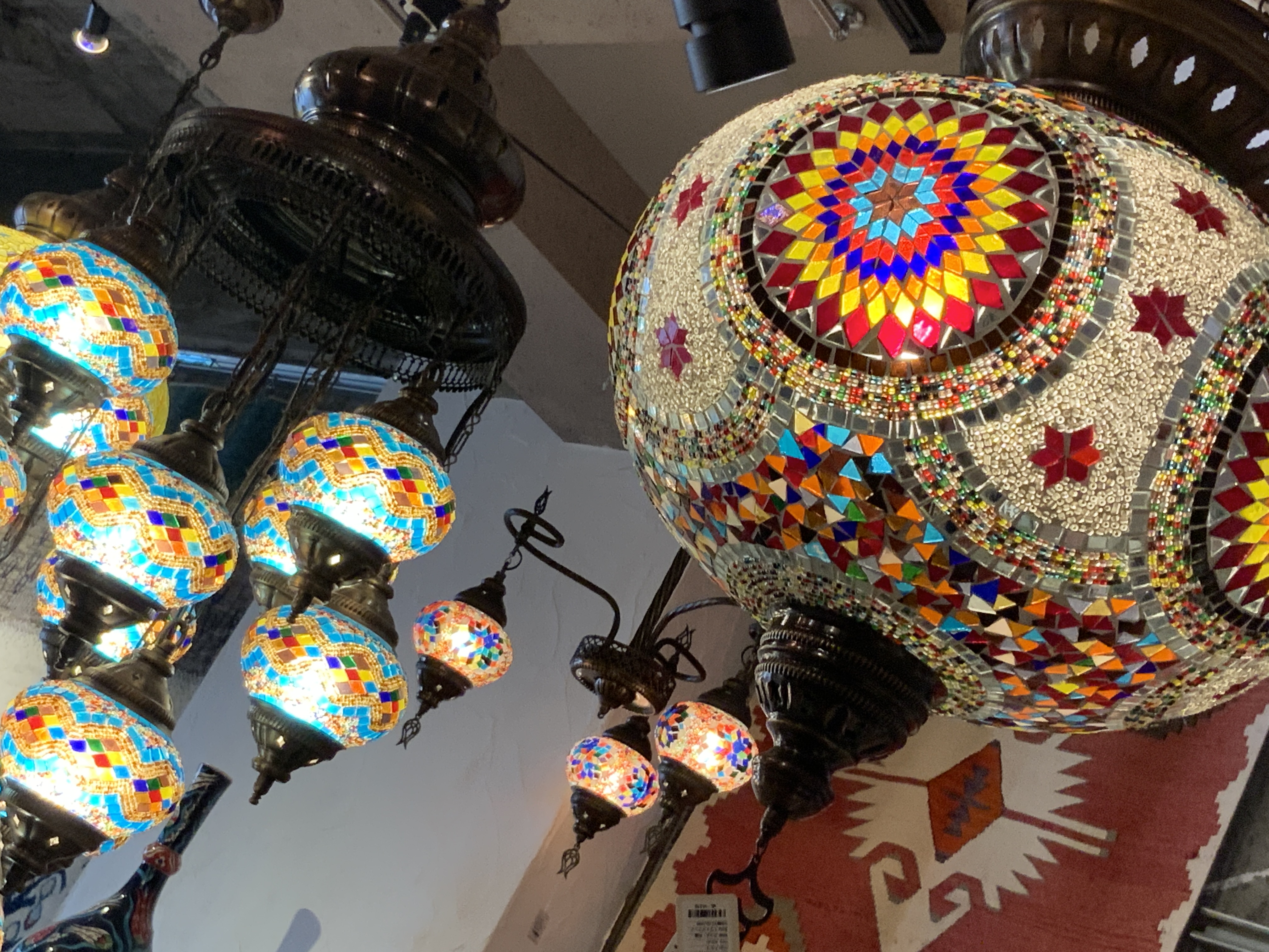 トルコランプ，華やかなトルコランプ，癒しのトルコランプ，静岡市呉服町名店街，トルコ雑貨パシャ